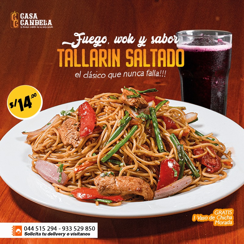 Tallarín Saltado